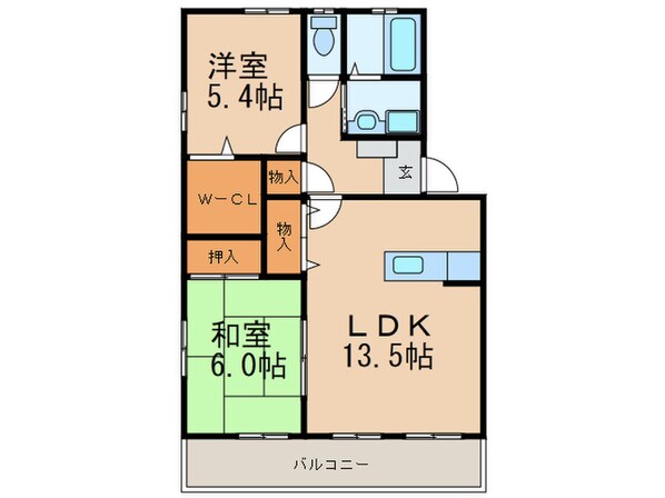 グラース２１の物件間取画像